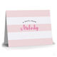Pink Stripe Folded Note Cards Image 3 of 3
